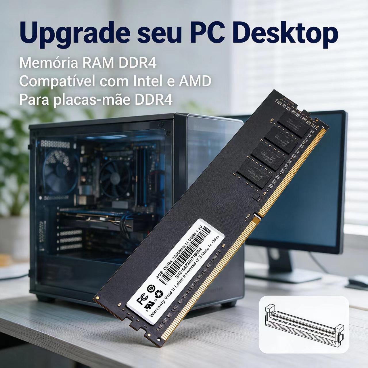 DDR4 RAM 4GB 8GB 2400MHz Deskt - Khadas Vim4 8Gb ulasan dan harga